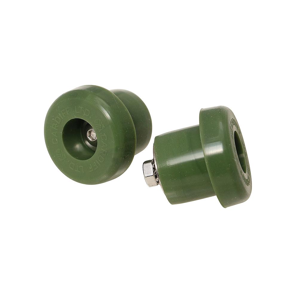 Cardiff Silicone Rubber Locking Bar End Plugs 20-22mm Pair